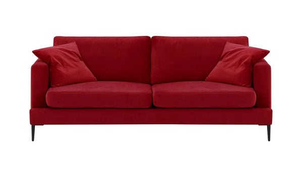 Covex Red 3 Seater Sofa